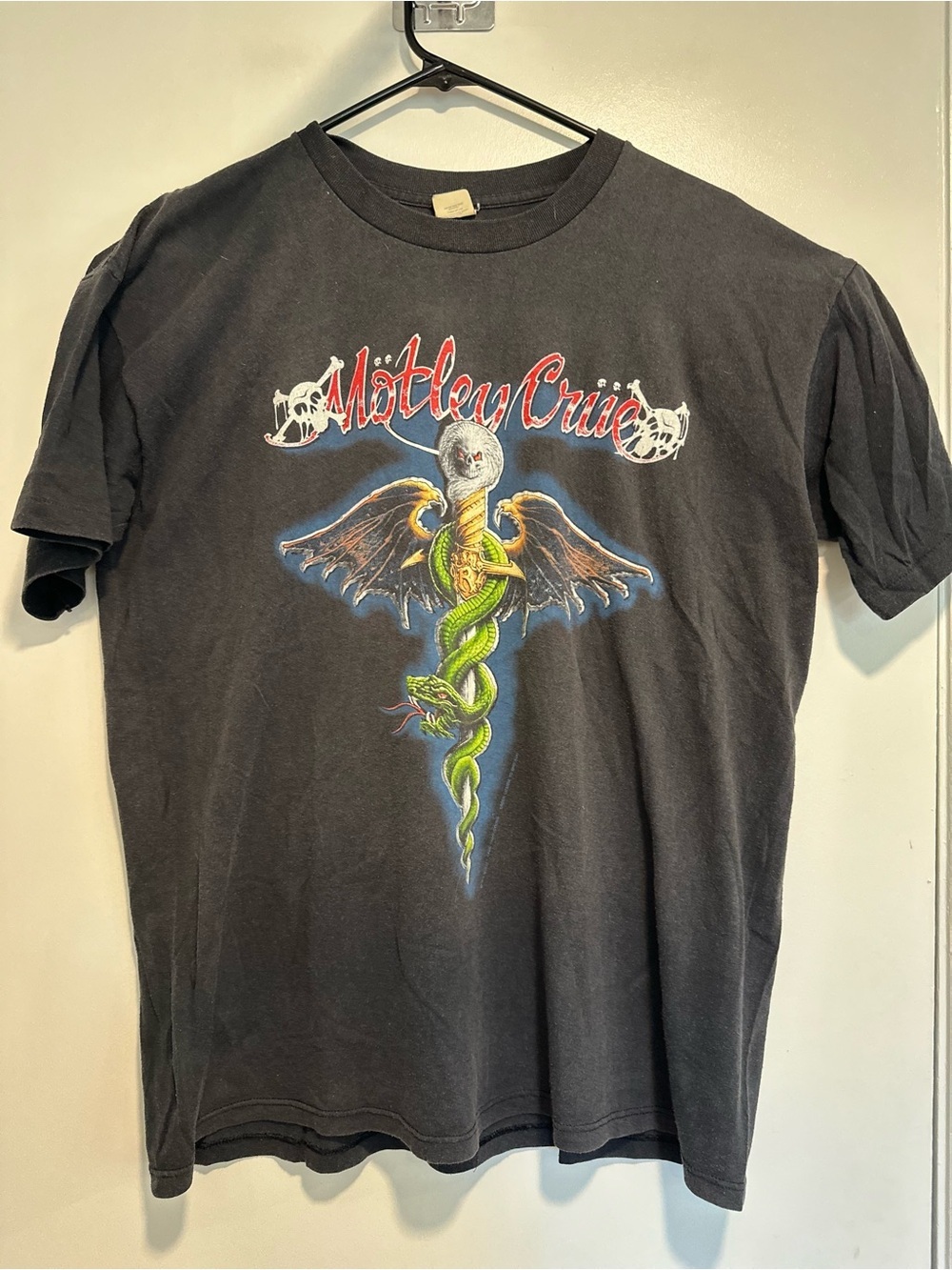 VTG ‘89 Authentic Mötley Crüe single stitch 2-side Sz:XL Dr. Feelgood Band tee